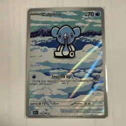 Cubchoo 109/086 IR (Illustration Rare) SV Black Bolt BLK Pokemon Card TCG GAME - Image 1