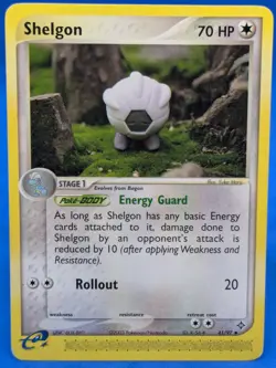 Shelgon 41/97 Dragon Regular E Reader Pokemon Card - Image 2