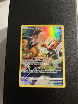 Pokemon Galarian Zapdos SWSH283 Holo Rare Promo Card Crown Zenith - Image 1