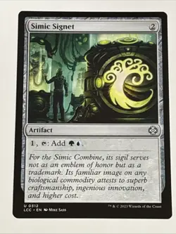 MTG Commander: The Lost Caverns of Ixalan Simic Signet 0312 NM - Image 1
