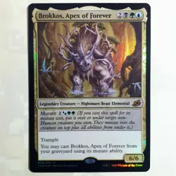Brokkos, Apex of Forever FOIL - Ikoria: Lair of Behemoths MTG NM - Image 1