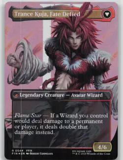 MTG Kuja, Genome Sorcerer Borderless Surge Foil Foil NM FINAL FANTASY Magic 544 - Image 2