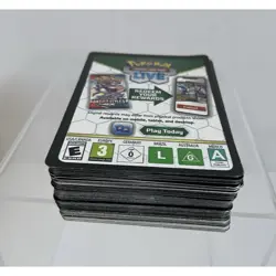 Lot of 100 Sword & Shield Set Pokemon TCG Code Cards Unredeemed Physical Cards - Image 3