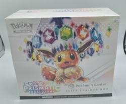 Pokemon Center Prismatic Evolutions ETB Elite Trainer Box Sealed - Image 1
