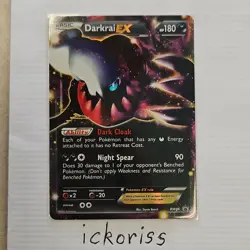 Pokemon Darkrai EX BW46 Black Star Promo Black & White Holo Basic Card HP180 - Image 1