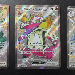 Pokemon TCG - Ultra Shiny Lot ex (3) – Quaquaval, Skeledirge, Meowscarada - Image 3
