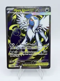 Mega Absol ex 161/132 Me01: Mega Evolution Holo Ultra Rare EX 280HP Pokemon TCG - Image 1