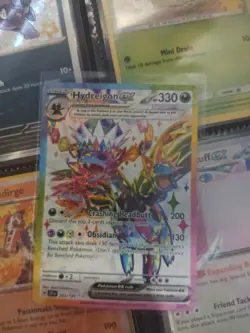 Pokemon TCG Hydreigon ex 223/191 SV08: Surging Sparks Ultra Rare Holo NM - Image 1