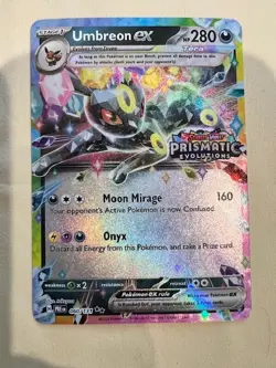Pokemon TCG Umbreon EX 060/131 Prismatic Evolutions Stamped Promo 060/131 - Image 1