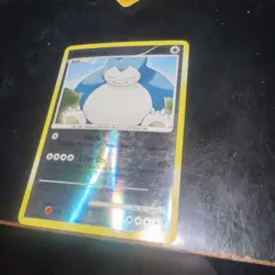 Pokemon TCG Snorlax 37/130 Diamond and Pearl Base Set Reverse Foil - Image 2