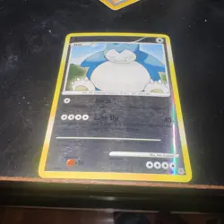 Pokemon TCG Snorlax 37/130 Diamond and Pearl Base Set Reverse Foil - Image 3