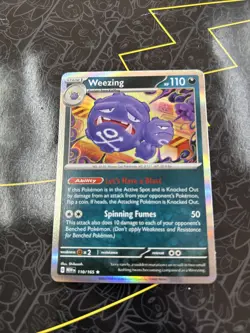 Holo Weezing 110/165 Rare Scarlet and Violet 151 Pokemon TCG - Image 1