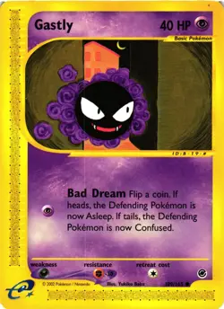 Pokemon TCG Gastly Expedition 109/165 Regular Common VLP - Image 1