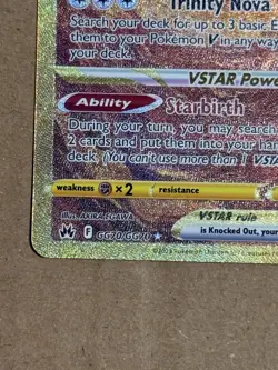 Pokemon Arceus VSTAR GG70/GG70 Crown Zenith Galarian Gallery Secret Rare Holo - Image 5