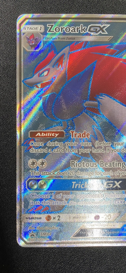 Zoroark GX SM84 Black Star Promo Full Art Shining Legends Pokemon TCG SMP - Image 4
