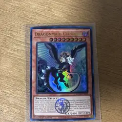 YUGIOH BLMM-EN048 Dragonmaid Cehrmba Emblazoned Ultra Rare 1st Edition - Image 1