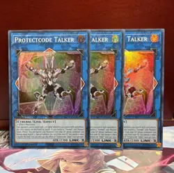 Yu-Gi-Oh! 3x ***Protectcode Talker *** CYAC-EN048 ~1st Edition~Super Rare~L@@K - Image 1