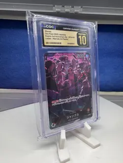 One Piece CCG Shanks L OP09-001 2nd Anniversary Set JPN CGC Pristine 10 - Image 2