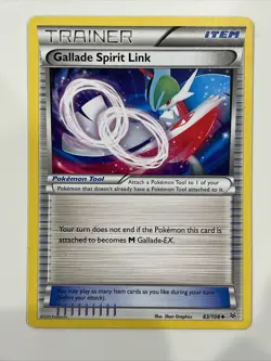 Gallade Spirit Link Trainer Pokemon Card 83/108 - Image 1