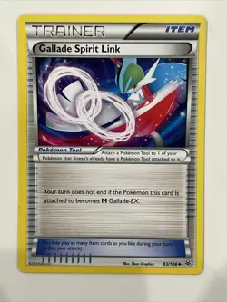 Gallade Spirit Link Trainer Pokemon Card 83/108 - Image 3