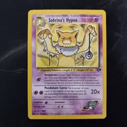 Pokemon TCG Sabrina's Hypno Gym Challenge Uncommon Card 56/132 - Image 1