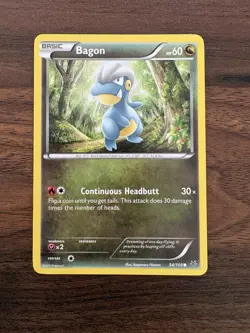 Bagon 54/108 XY Roaring Skies English Pokemon Card TCG NM - Image 1