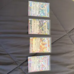 Pokemon Card Lot 4 English IR NM Prismatic Umbreon Sylveon Vaporean Flareon - Image 1