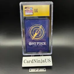 CGC PRISTINE 10 Shanks OP09-004 Wanted Emperors in the New World ONE PIECE Card - Image 2