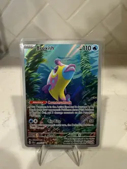 Pokemon TCG Bruxish Holo Card Sv08: Surging Sparks 200/191 - Image 1
