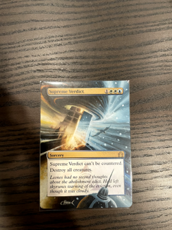 Supreme Verdict (Extended Altered Art, Acrylic Paint) - Image 1