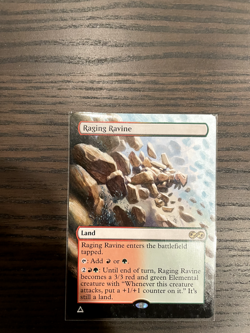 Raging Ravine (Extended Altered Art, Acrylic Paint) - Image 1