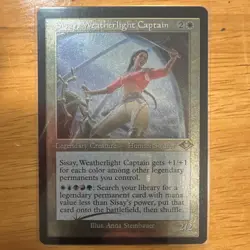 Sisay, Weatherlight Captain Retro Frame Foil Modern Horizons Legendary White Ra… - Image 1
