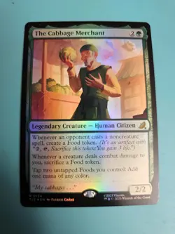 Magic the Gathering #134 The Cabbage Merchant Foil - Image 1