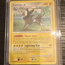 Pokemon TCG Luxray Diamond & Pearl 7/130 Holo Rare 120HP Stage 2 Card - Image 1