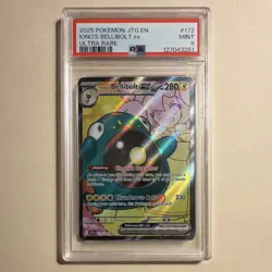 Pokemon Iono's Bellibolt ex Ultra Rare Holo Journey Together 172/159 PSA 9 - Image 1