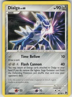 Pokemon TCG Dialga Rare Great Encounters 16/106 - Image 1