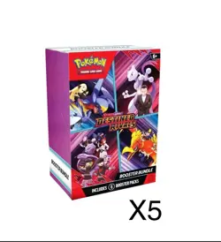 Pokemon Scarlet & Violet Destined Rivals Booster Bundle Box Sealed LOT OF 5 - Image 2