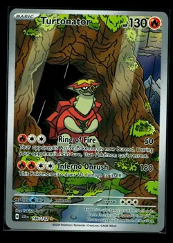 Turtonator - 146/142 Illustration Rare Holo NM Pokemon SV07: Stellar Crown NM - Image 1