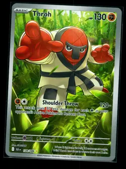2025 Pokemon SV Black Bolt BLK EN Throh Illustration Rare #128/086 NM - Image 1