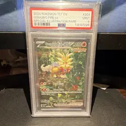 Pokemon Gouging Fire ex 204/162 SV05 Special Illustration Rare PSA 9 - Image 1