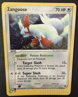 Pokemon TCG Zangoose #14/100 EX Sandstorm Holo 2003 English E-Reader - Image 1