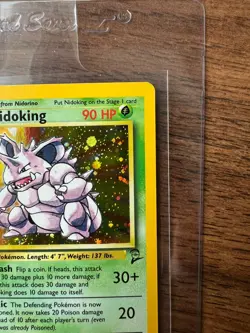 NM Pokemon TCG Nidoking Base Set 2 11/102 Holo 1999-2000 Wizards Stomp Swirl - Image 3