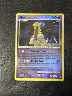 Pokemon TCG Giratina [Platinum] 4/146 Burger King Reverse Holo - Image 1