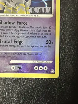 Pokemon TCG Giratina [Platinum] 4/146 Burger King Reverse Holo - Image 5