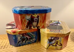 Vintage Pokemon Tins Lot Suicune Entei Raikou HeartGold SoulSilver (Empty) - Image 2