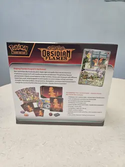 Pokemon Scarlett and Violet Obsidian Flames Elite Trainer Box Factory Sealed New - Image 2