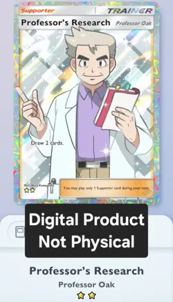 Pokemon TCG Pocket Professor's Research A4b 2 🌟 - Image 1