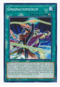 x3 Onomatopickup LDS3-EN128 Common YuGiOh - Image 1
