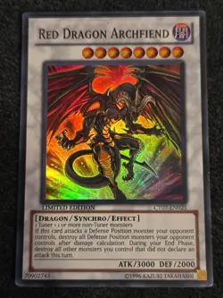 Yu-Gi-Oh Card: Red Dragon Archfiend CT07-EN025 Super Rare Limited Edition! LP - Image 1