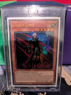 Yu-Gi-Oh! K9-00 Lupis Ultra Rare 1st Edition NM Justice Hunters JUSH-EN034 - Image 1